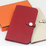 에르메스 토고가죽 도곤지갑 레드