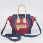 셀린느 러기지백 콤비 블루 스몰