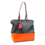 펜디 멀티컬러 숄더 블랙&오렌지