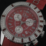 크리스찬 디올  CD007C - Jewellery Mid SS/RU Red Swiss Qtz c/w Boxset