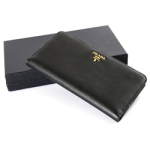 프라다 장지갑 1M1265-블랙