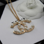 샤넬 진주 목걸이 금장 신상