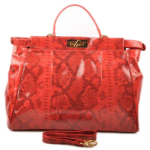 펜디 뱀피무늬 토트크로스백