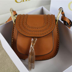 끌로에 허드슨 휩 스티치 숄더백