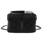 생로랑 모노그램 샤첼백 블랙