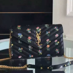 생로랑 신형 체인 크로스백 플라워패턴