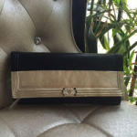 샤넬 보이백 클러치 브라운