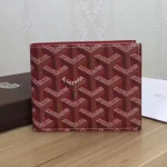 [고급형]고야드 반지갑 레드