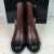 샤넬 부츠 버건디