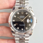 로렉스 데이저스트 은장 검판(다이아 다이얼) 41mm  Ref.88547 (최고급형)