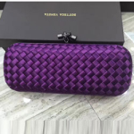 보테가 위빙 파일 므와레 스트레치 놋 클러치 VHIH8 1000