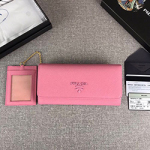 프라다 leather wallet 1MH132-4