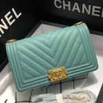 샤넬 캐비어 보이백 미듐 C-181214