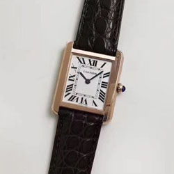 까르띠에 탱크 솔로 리얼크로커다일밴드 C-23633