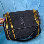 입생로랑  토드&숄더백 28cm 498894